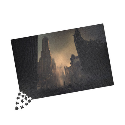 Urban Desolation, The Last Dawn of Metropolis (Jigsaw Puzzle)