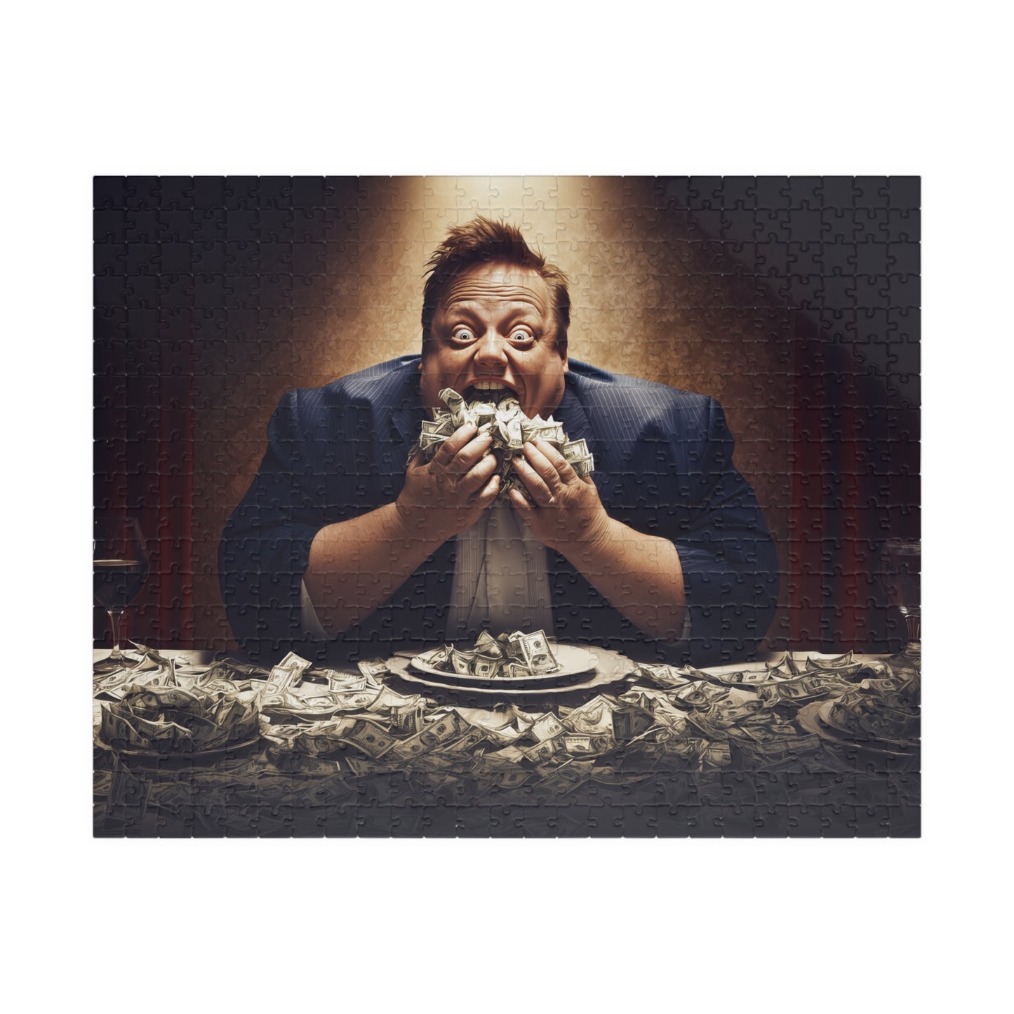 Feast of the Almighty Dollar, The Money Devourer (Jigsaw Puzzle)