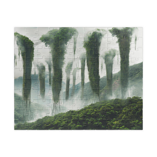Skybound Canopy, Floating Forest (Jigsaw Puzzle)