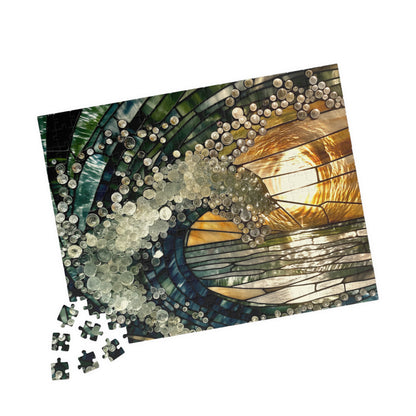 Ephemeral Splash, Frozen in Glass (Jigsaw Puzzle)