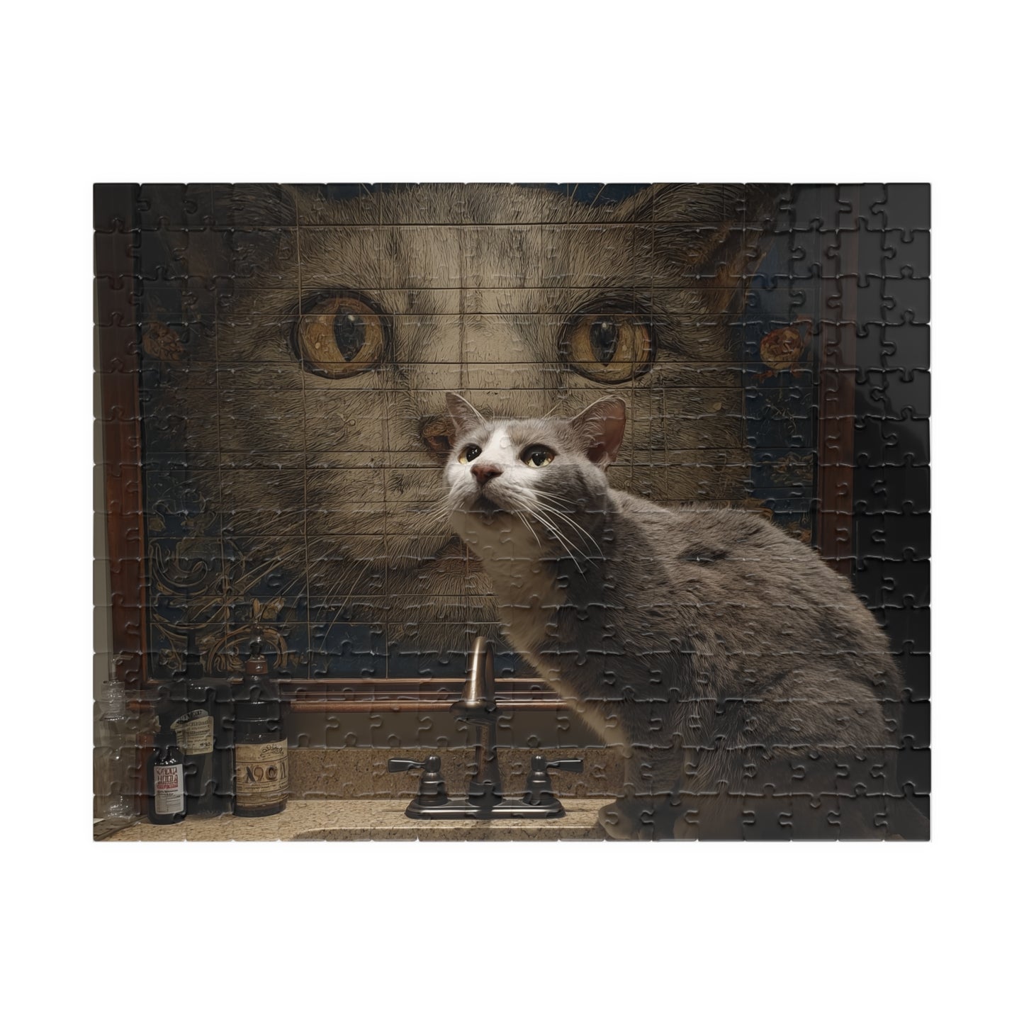 Homage to the House Cat, The Watcher and the Watched (Jigsaw Puzzle)