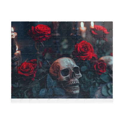 Mortal Bloom, Rose for a Skull (Jigsaw Puzzle)