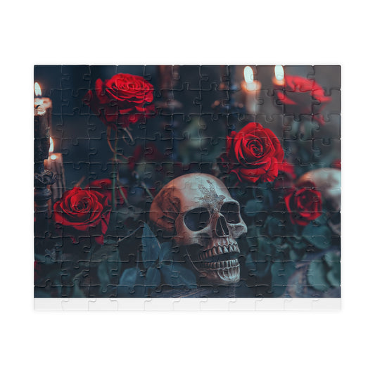 Mortal Bloom, Rose for a Skull (Jigsaw Puzzle)