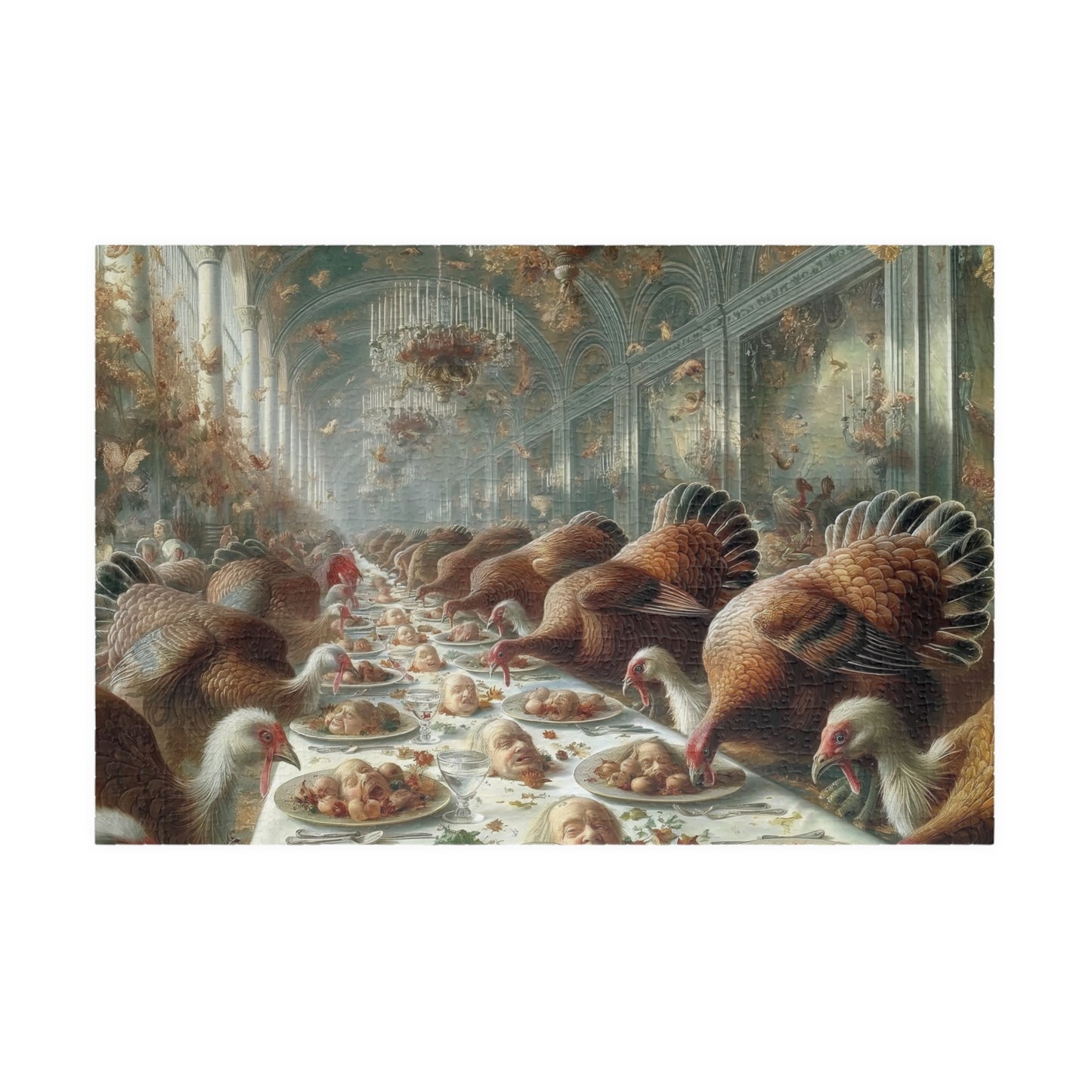Grand Thanksgiving Feast, Gobble Gobble (Jigsaw Puzzle)