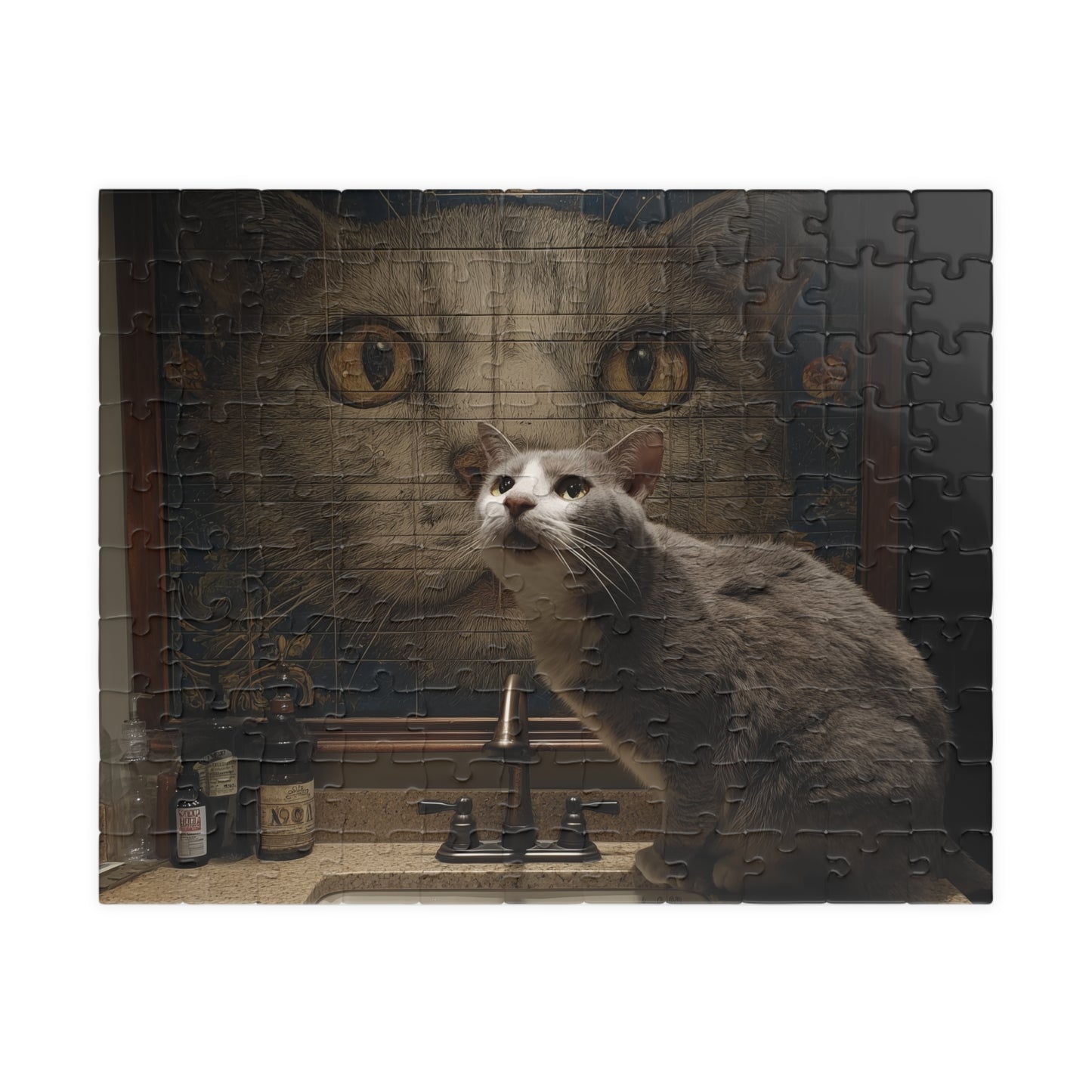 Homage to the House Cat, The Watcher and the Watched (Jigsaw Puzzle)