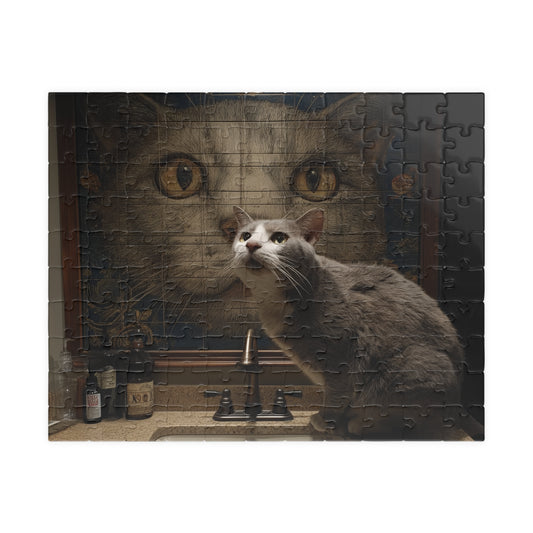 Homage to the House Cat, The Watcher and the Watched (Jigsaw Puzzle)