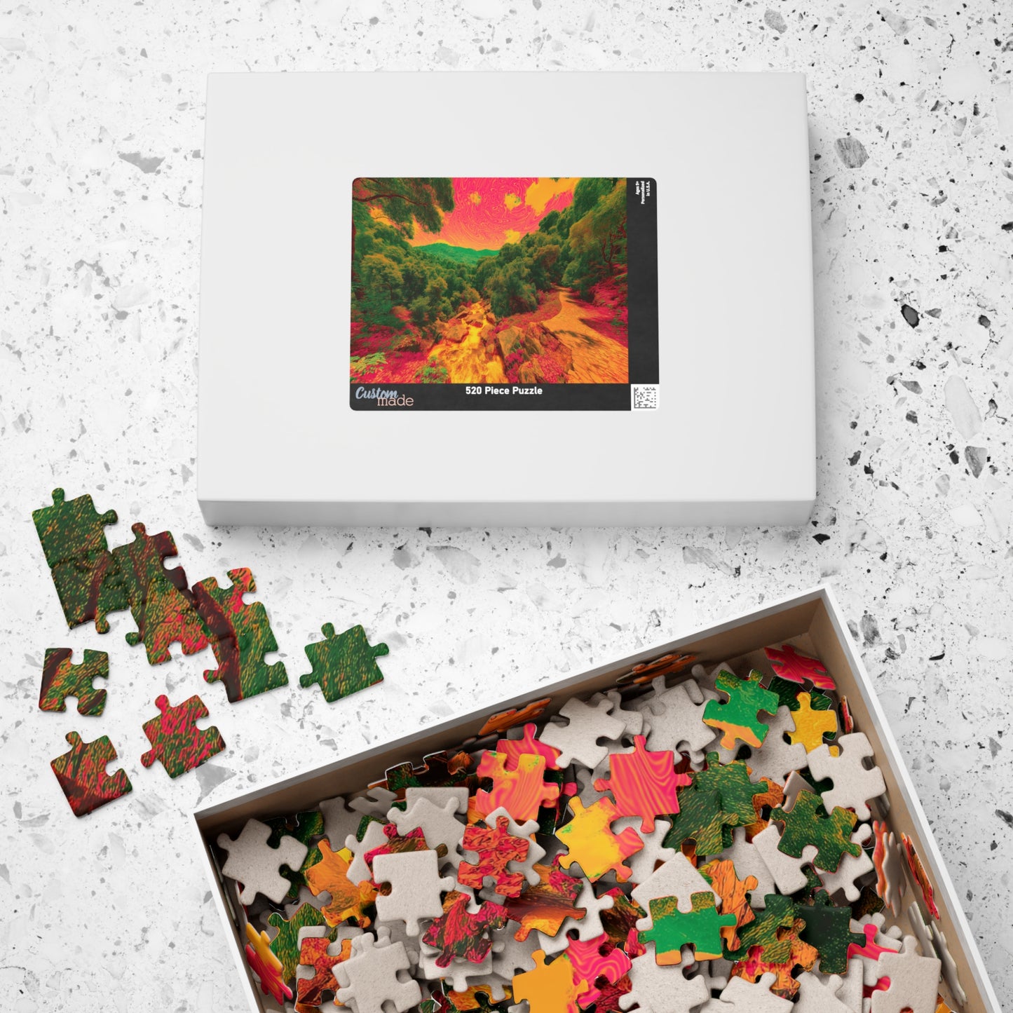 Chromatic Wilderness, Psychedelic Forest Dream (Jigsaw Puzzle)