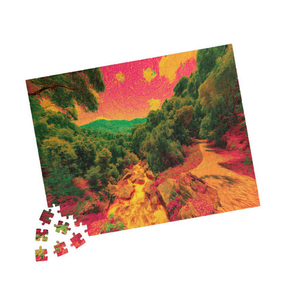 Chromatic Wilderness, Psychedelic Forest Dream (Jigsaw Puzzle)