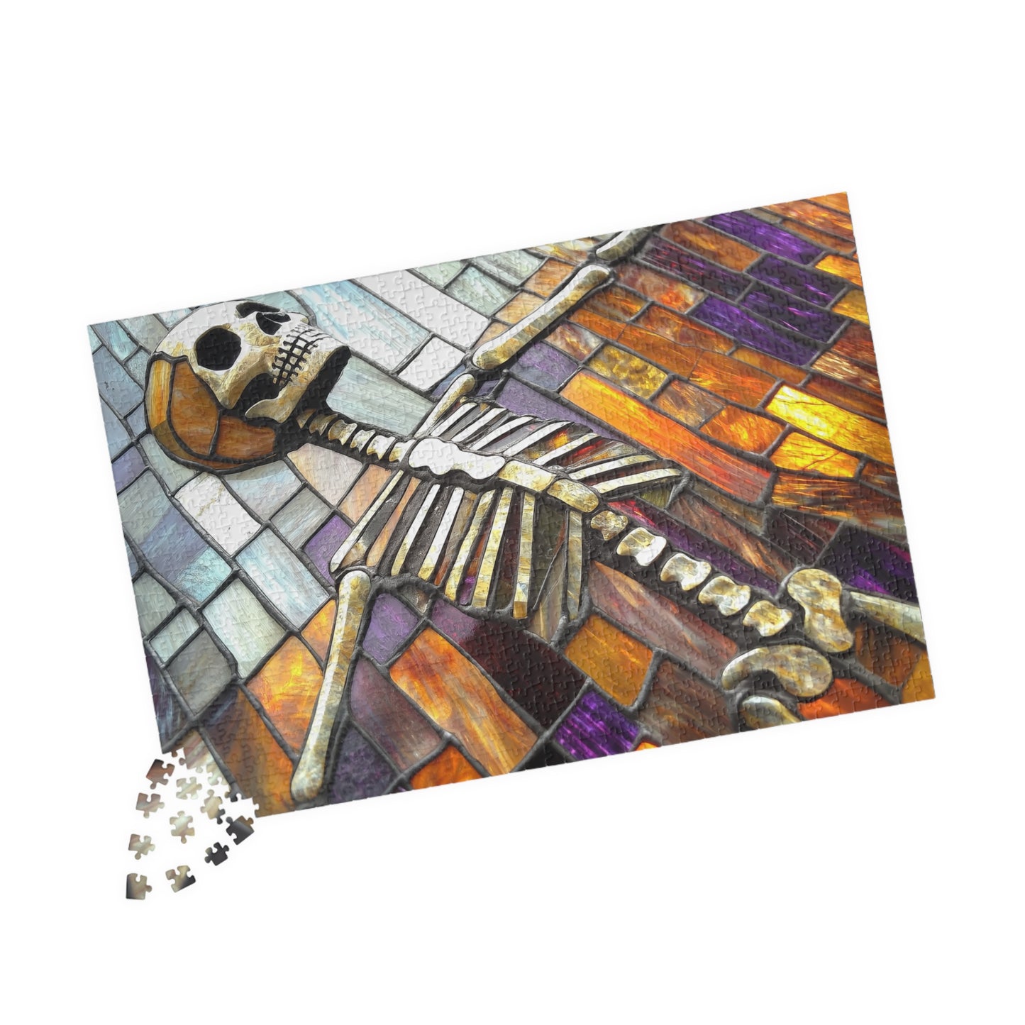 Bones of Glass, Mosaic Skeleton (Jigsaw Puzzle)
