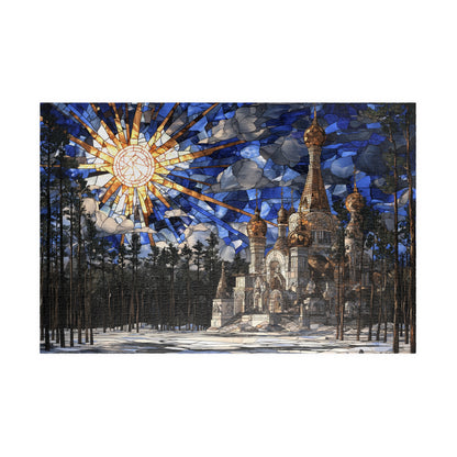 Silent Temple of the North, Frostbound Glory (Jigsaw Puzzle)