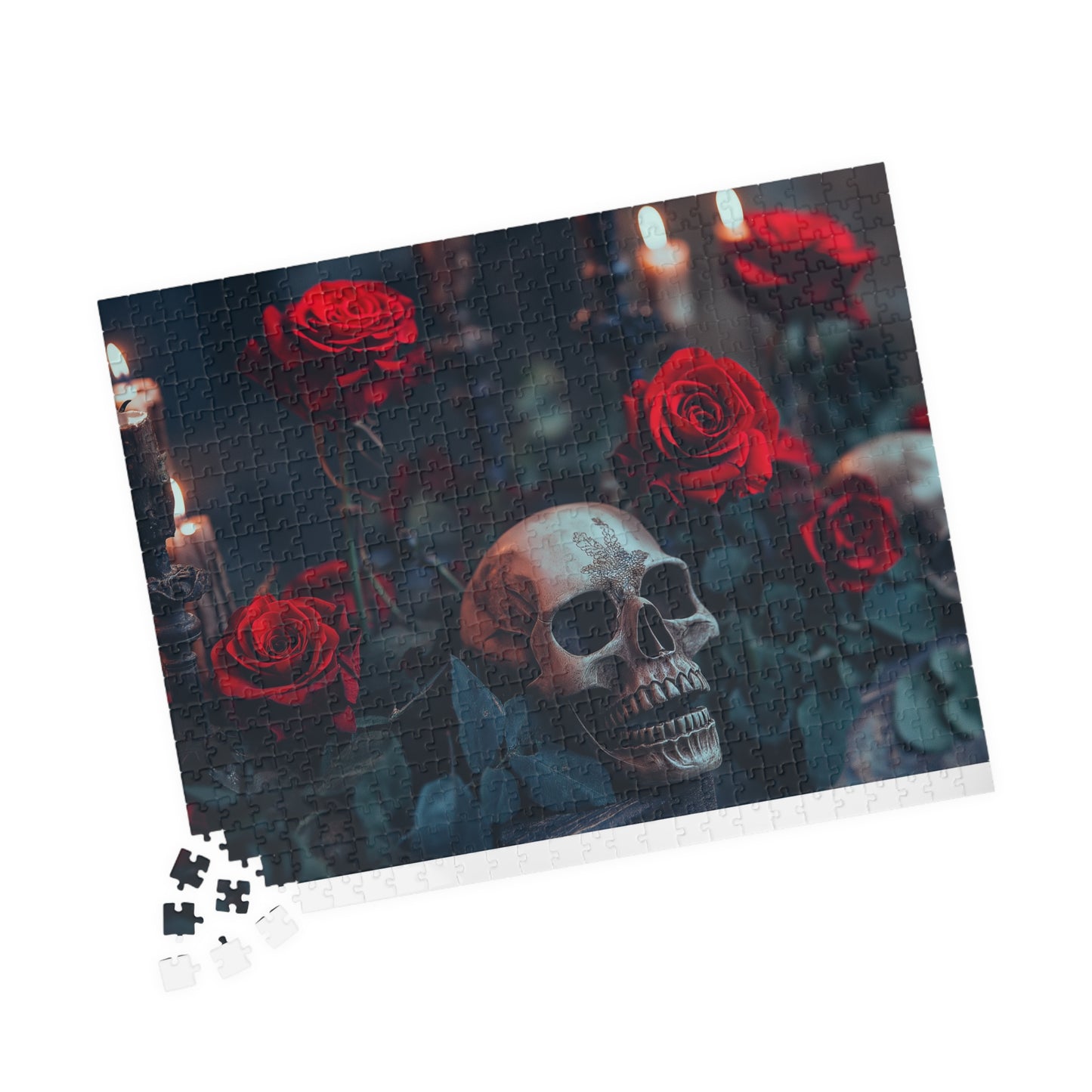 Mortal Bloom, Rose for a Skull (Jigsaw Puzzle)