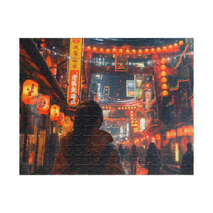Beneath The Neon Sky, A Walk in 2212 (jigsaw puzzle)