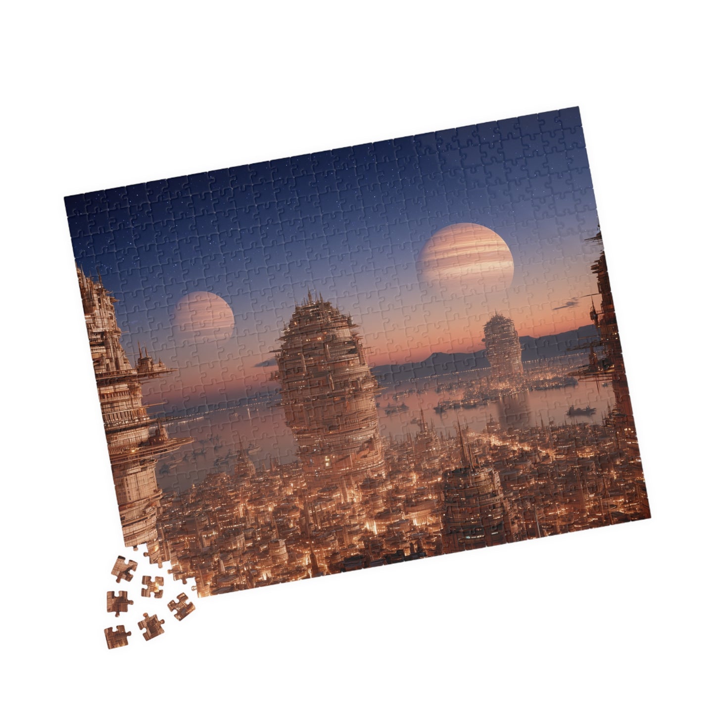Utopian Orbit, Cosmic City (Jigsaw Puzzle)