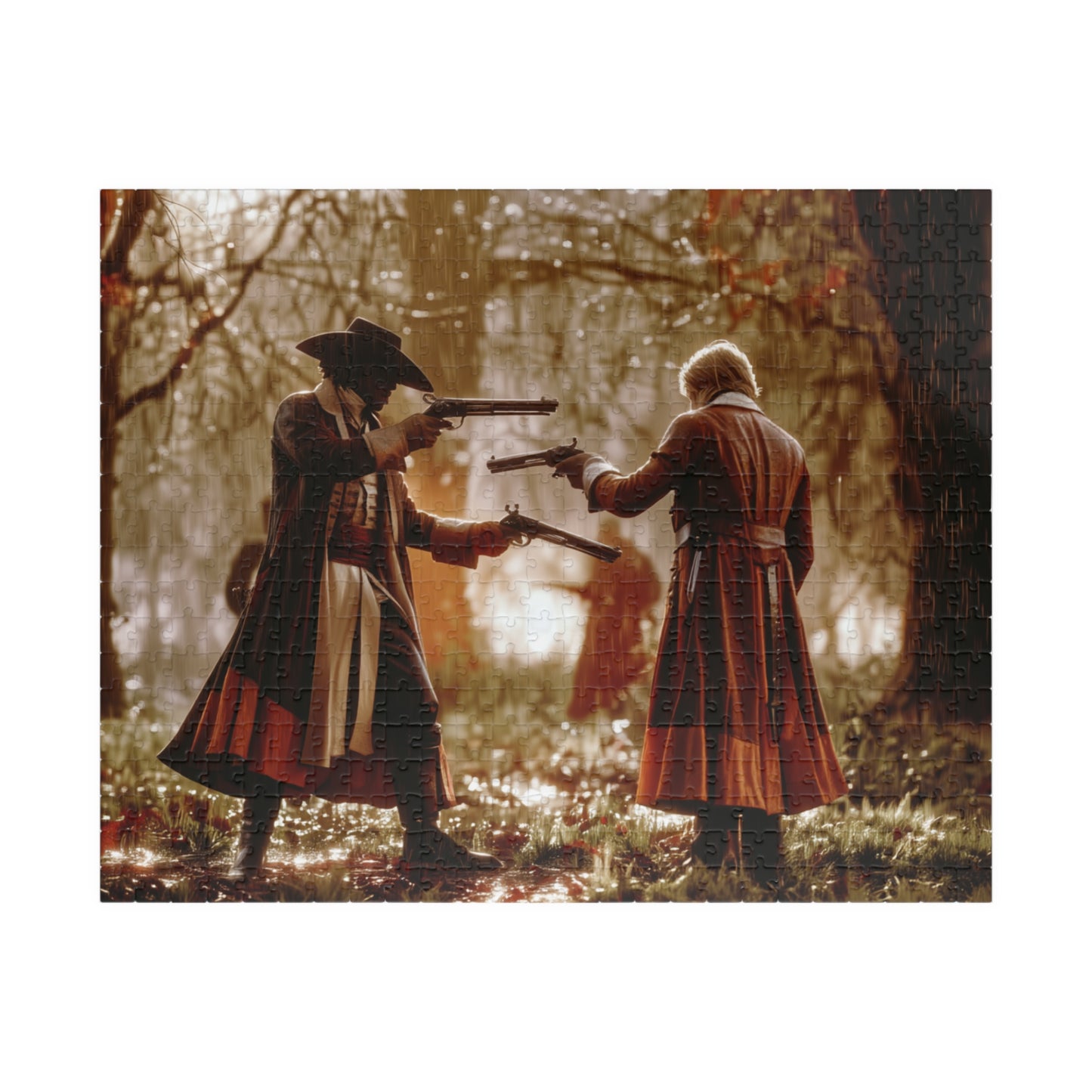 The Duel At Dawn, Gunsmoke and Resolve (Jigsaw Puzzle)
