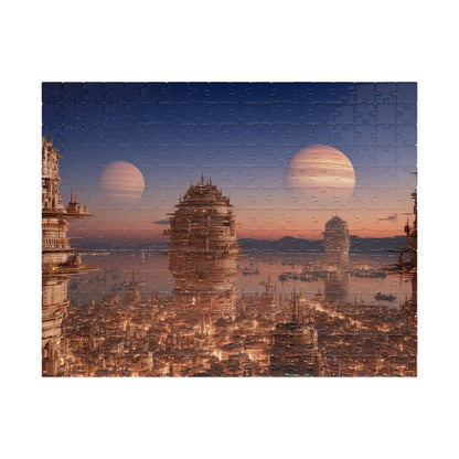 Utopian Orbit, Cosmic City (Jigsaw Puzzle)
