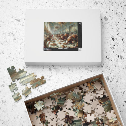 Grand Thanksgiving Feast, Gobble Gobble (Jigsaw Puzzle)