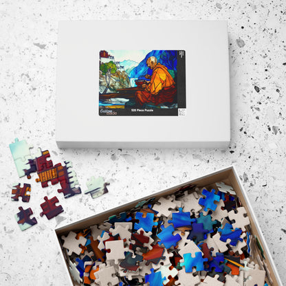 Meditative Offering, A Monk's Day (Jigsaw Puzzle)
