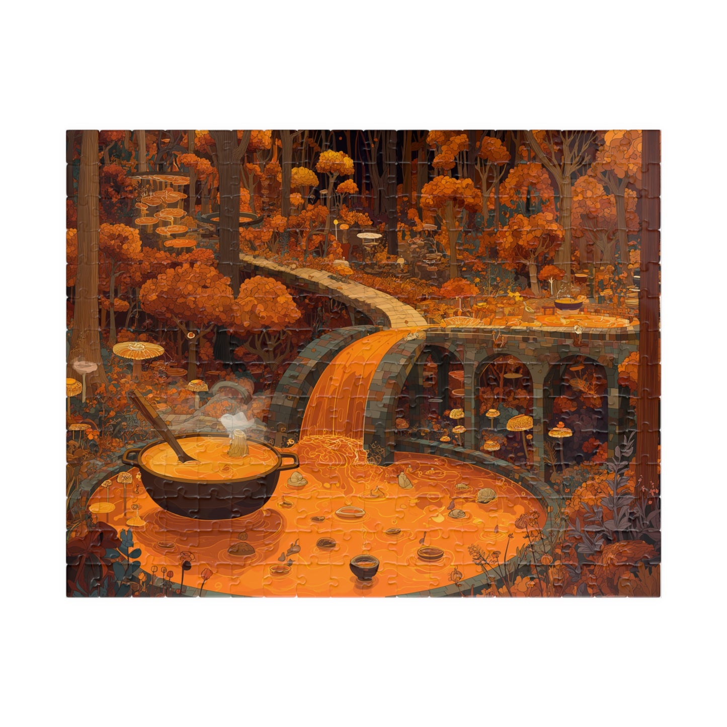 Pumpkin Flavored Forest, The Autumn Kitchen (Jigsaw Puzzle)