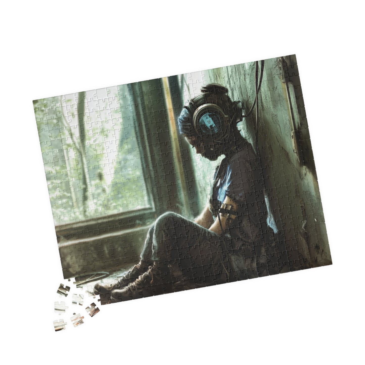 Plugged In, A Dystopian Virtual Connection (jigsaw puzzle)