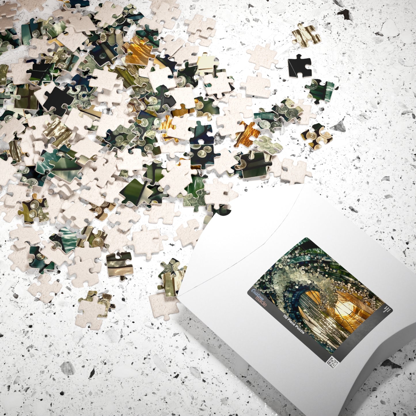 Ephemeral Splash, Frozen in Glass (Jigsaw Puzzle)