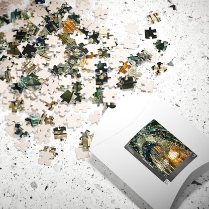 Ephemeral Splash, Frozen in Glass (Jigsaw Puzzle)