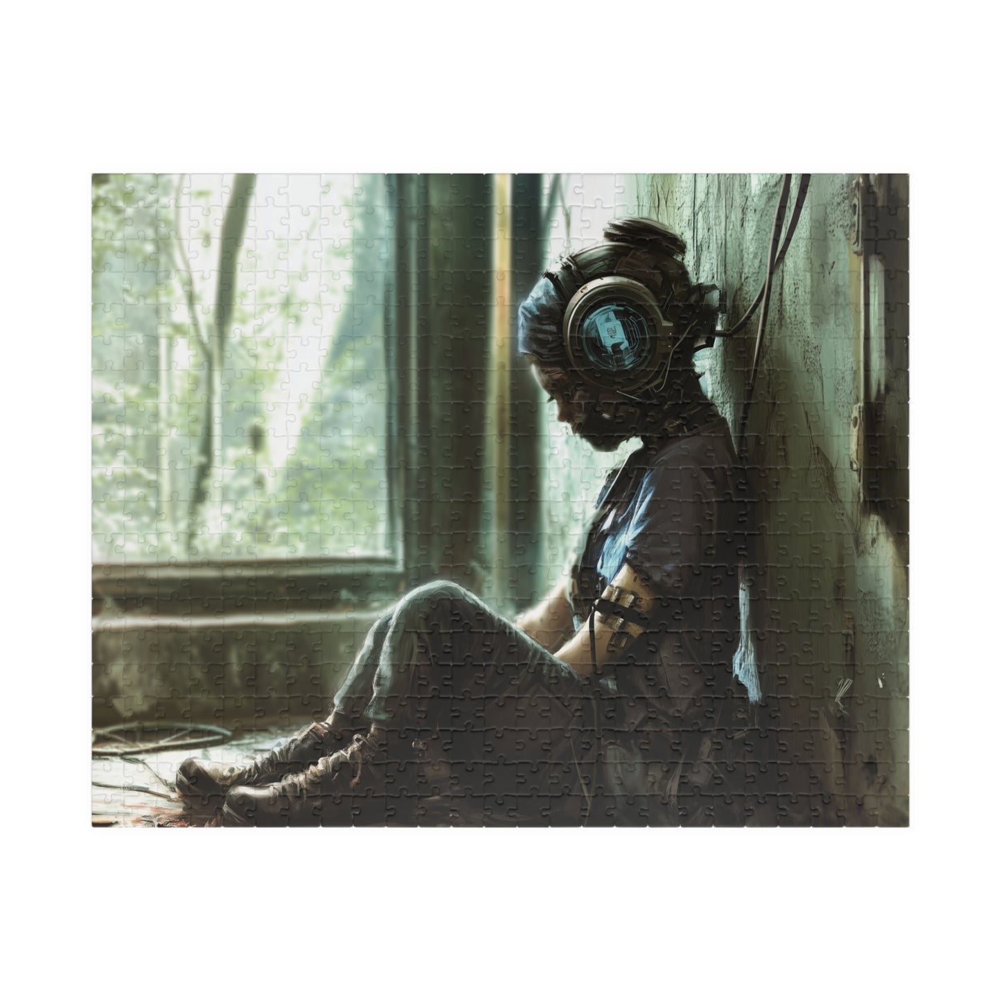 Plugged In, A Dystopian Virtual Connection (jigsaw puzzle)