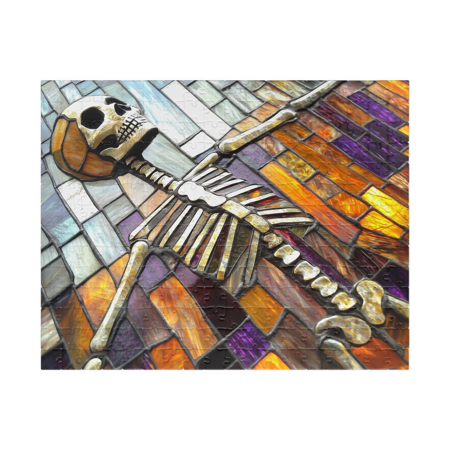 Bones of Glass, Mosaic Skeleton (Jigsaw Puzzle)