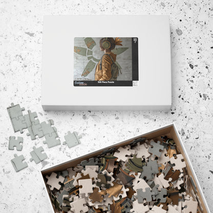 Urban Bloom,  A Modern Muse in Motion (Jigsaw Puzzle)