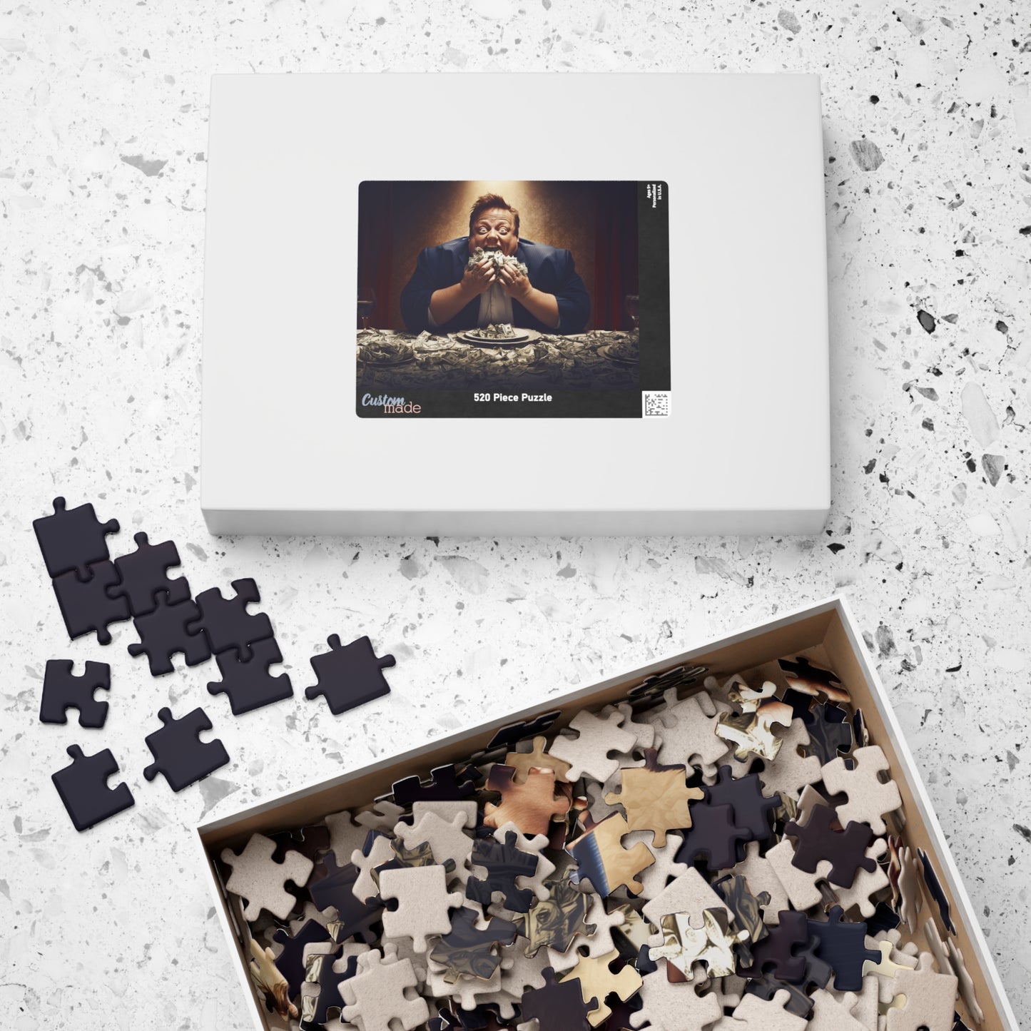 Feast of the Almighty Dollar, The Money Devourer (Jigsaw Puzzle)