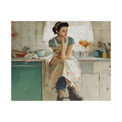 Lipstick and Leather, Good Housekeeping Gone Rogue (Jigsaw Puzzle)