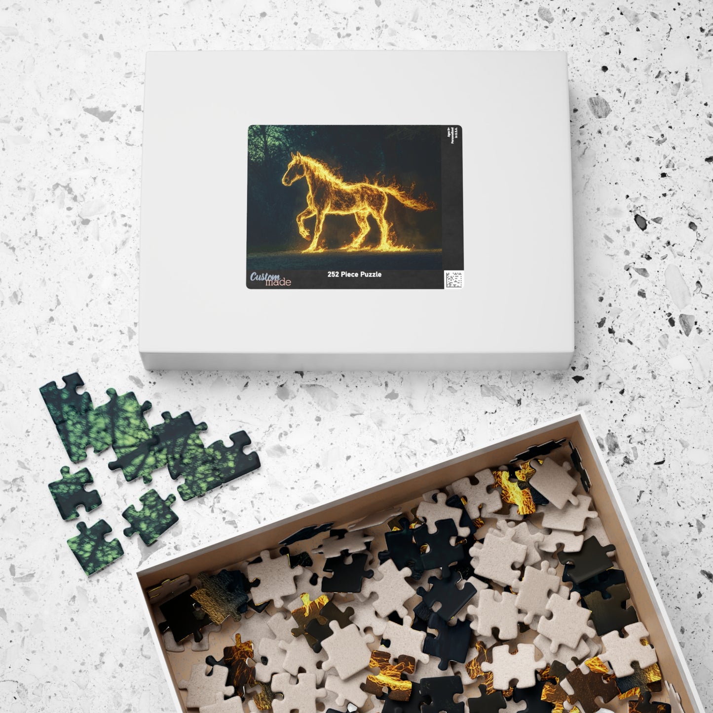 Nightmare, Horse on Fire (Jigsaw Puzzle)