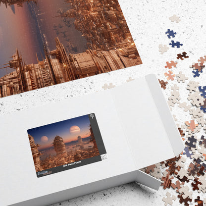 Utopian Orbit, Cosmic City (Jigsaw Puzzle)