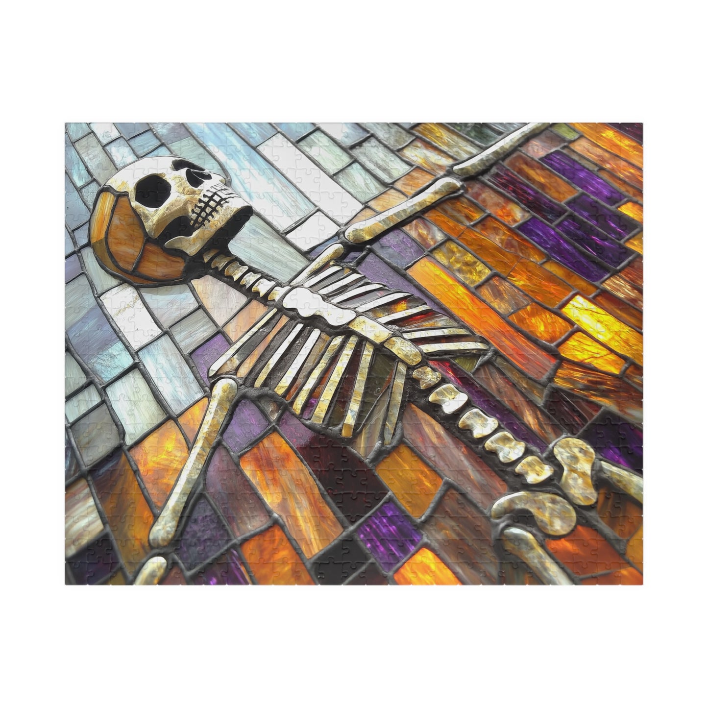 Bones of Glass, Mosaic Skeleton (Jigsaw Puzzle)