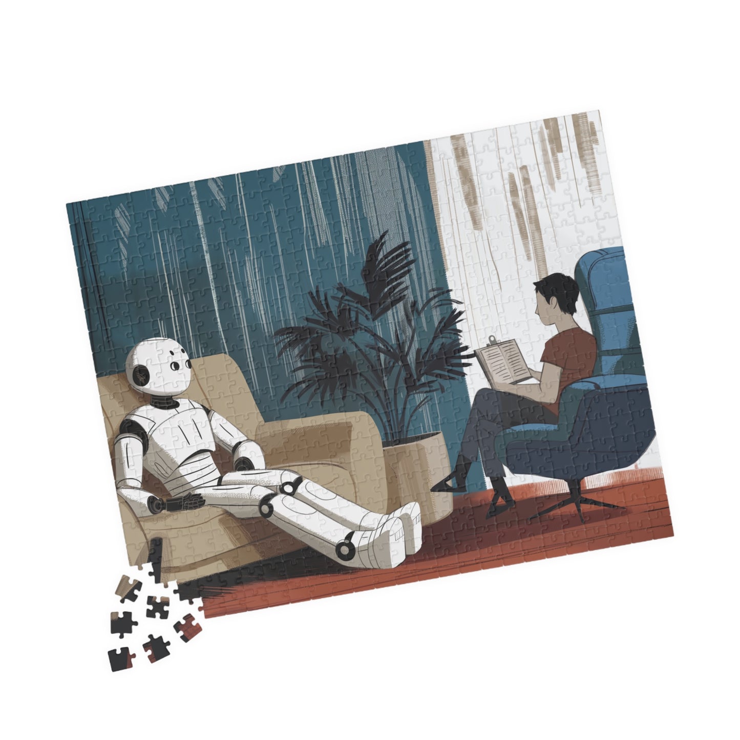 Robot Therapy, Digital Depression (jigsaw puzzle)
