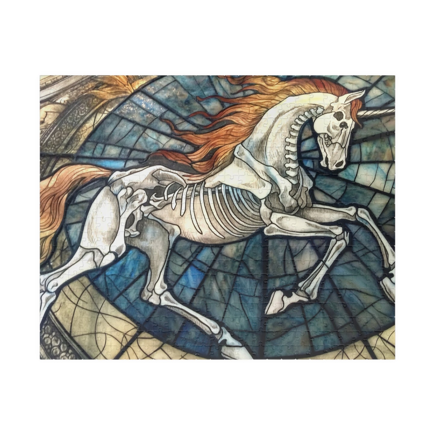 Phantom of the Glade, Stained Unicorn (Jigsaw Puzzle)