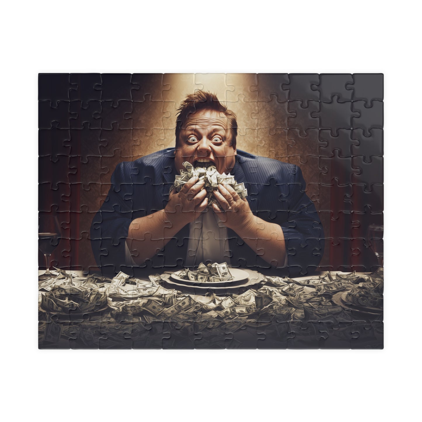 Feast of the Almighty Dollar, The Money Devourer (Jigsaw Puzzle)