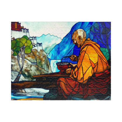 Meditative Offering, A Monk's Day (Jigsaw Puzzle)