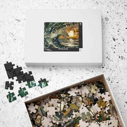 Ephemeral Splash, Frozen in Glass (Jigsaw Puzzle)