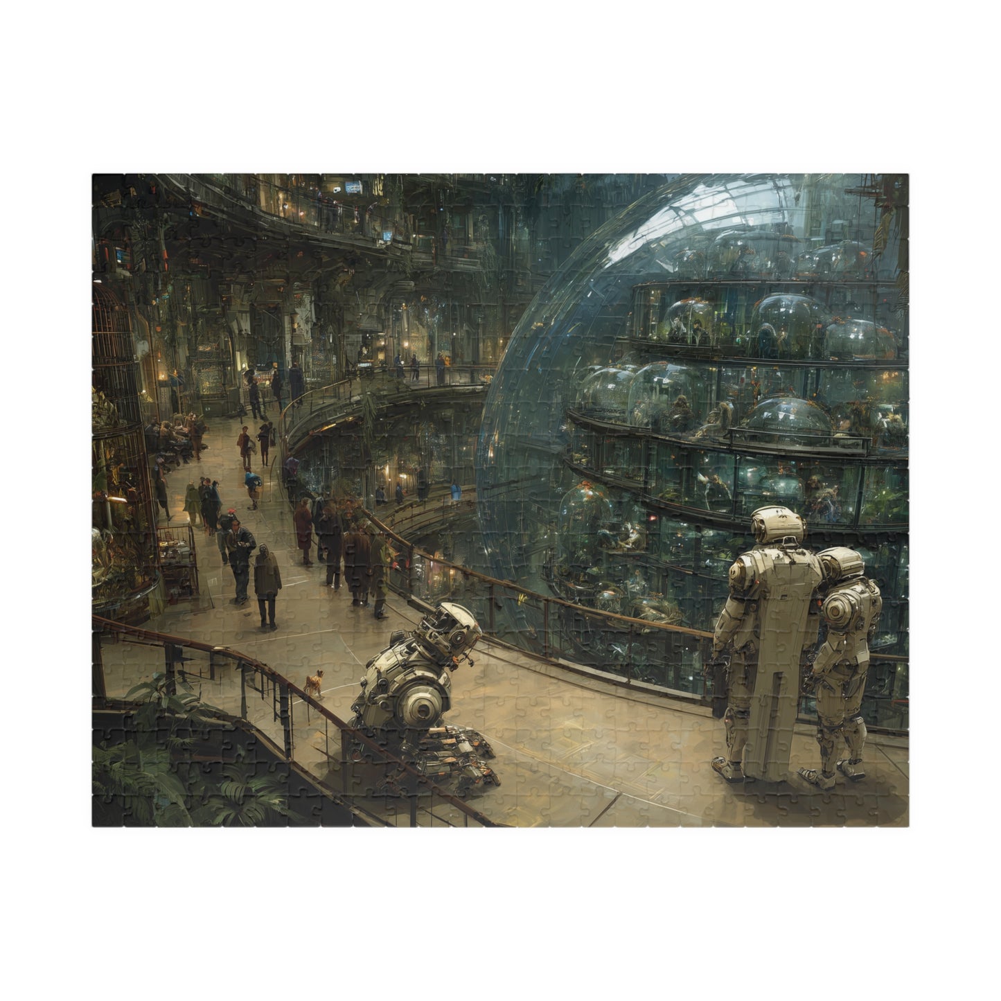 Glass Gardens of Tomorrow, Curators of the Forgotten Wild (Jigsaw Puzzle)