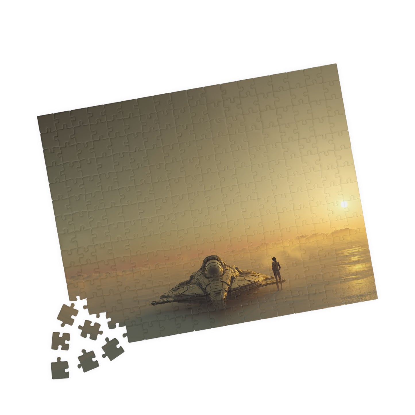 Stranded in Heaven, Vessel on the Cloud Sea (Jigsaw Puzzle)