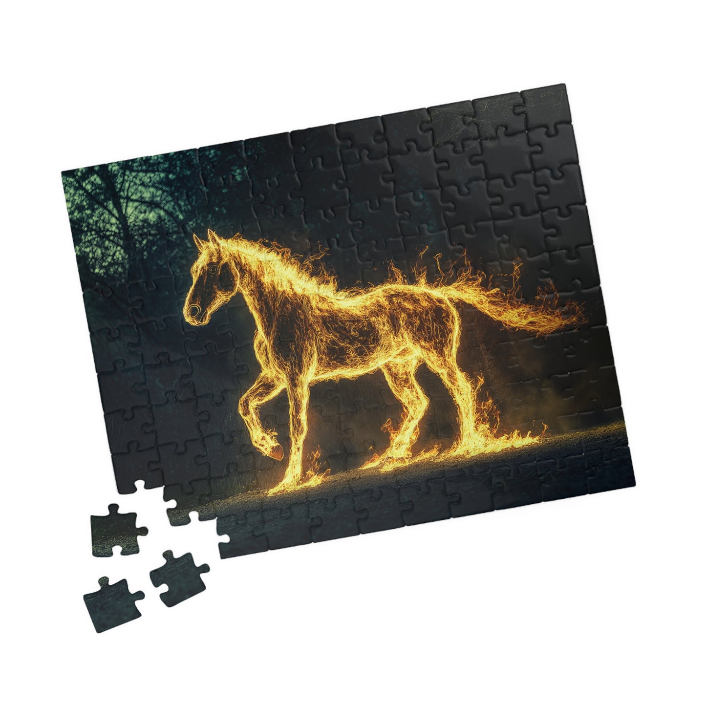 Nightmare, Horse on Fire (Jigsaw Puzzle)