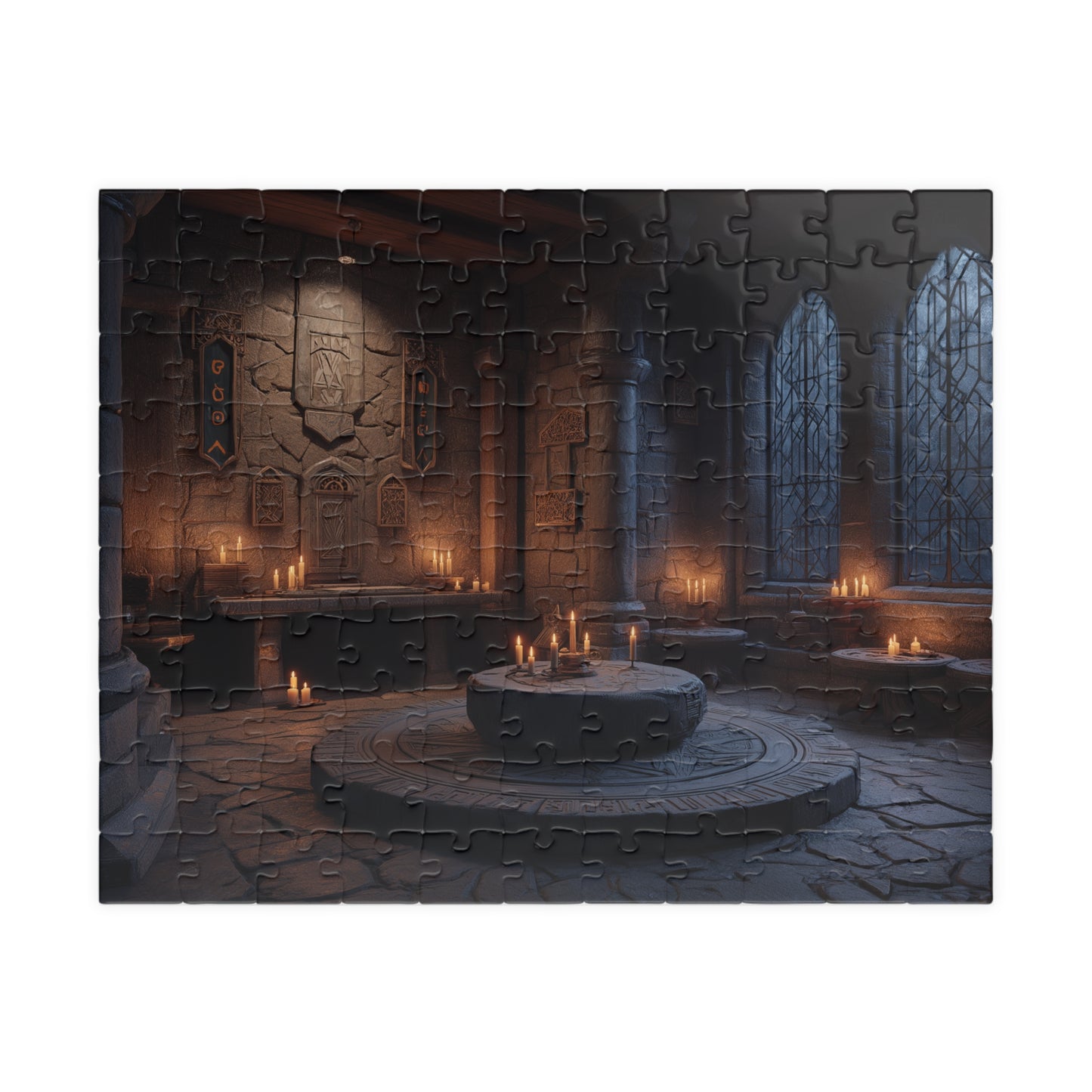 Stone and Candlelight, Dream of the Past (Jigsaw Puzzle)