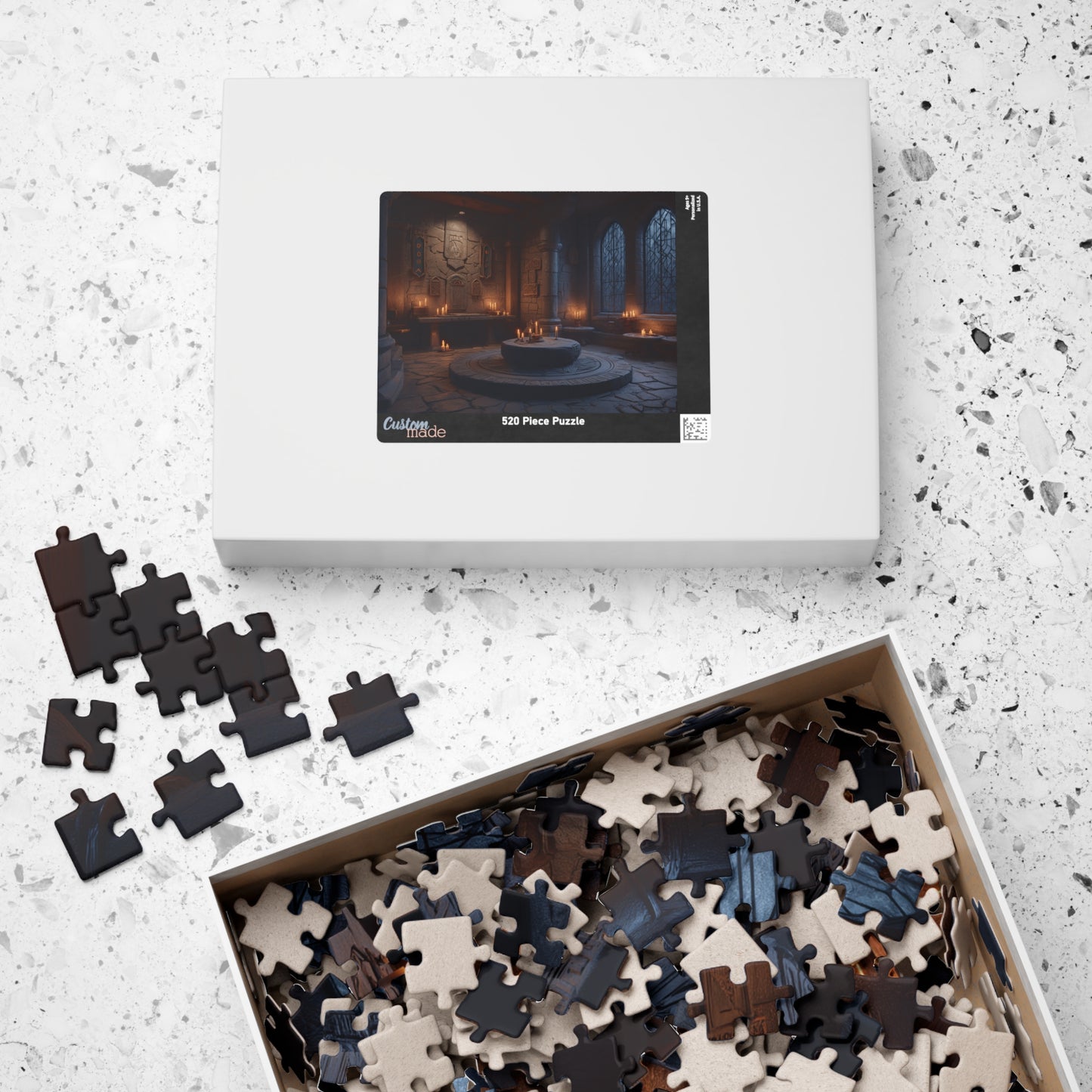 Stone and Candlelight, Dream of the Past (Jigsaw Puzzle)