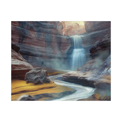 Waterfall on Mars, Gift from the Dirt (Jigsaw Puzzle)