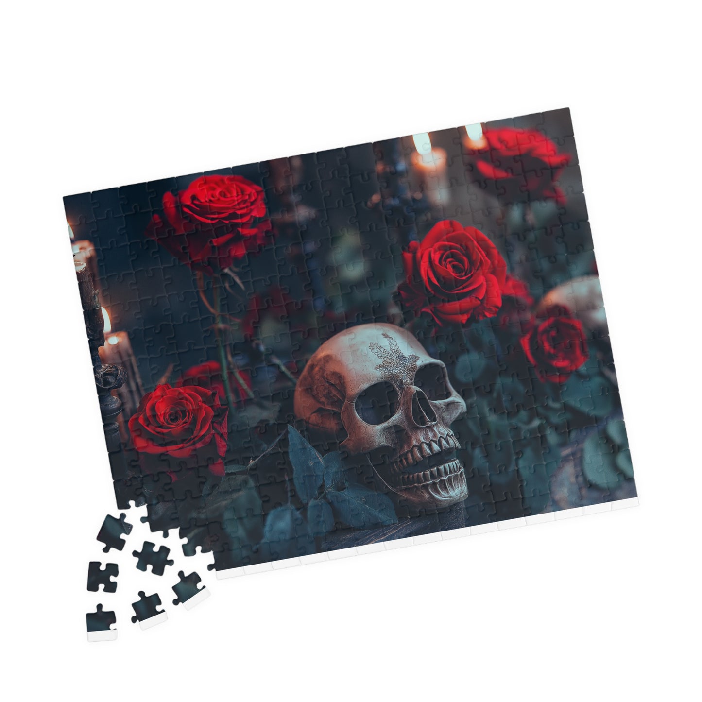 Mortal Bloom, Rose for a Skull (Jigsaw Puzzle)