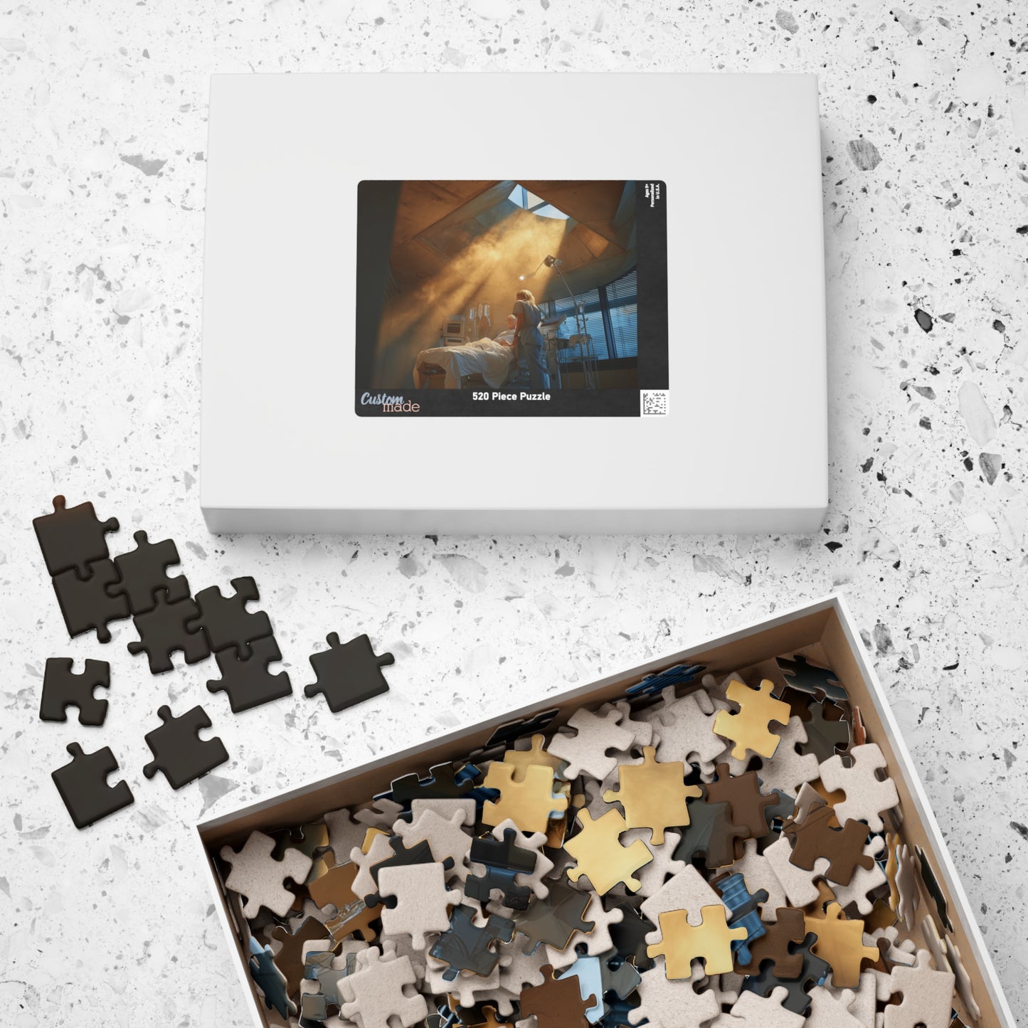 Quiet Heroine, Hope Woven in White (Jigsaw Puzzle)