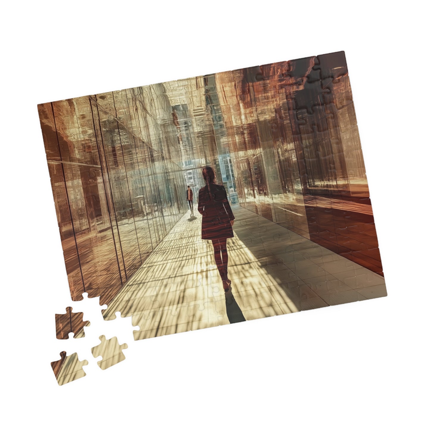 Corporate Silence, Alone in the Crowd (jigsaw puzzle)