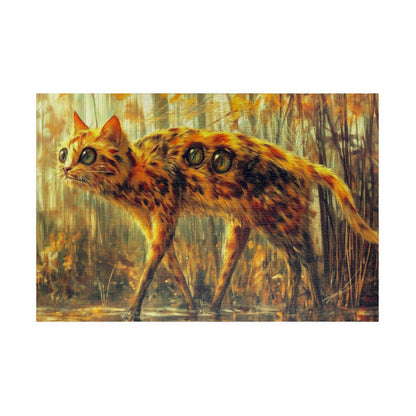Engineered Curiosity, Cat Walking Through The Swamp (jigsaw puzzle)
