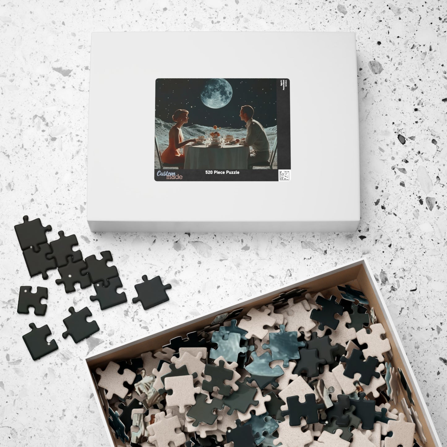 Lunar Rendezvous, A Perfect Date (Jigsaw Puzzle)