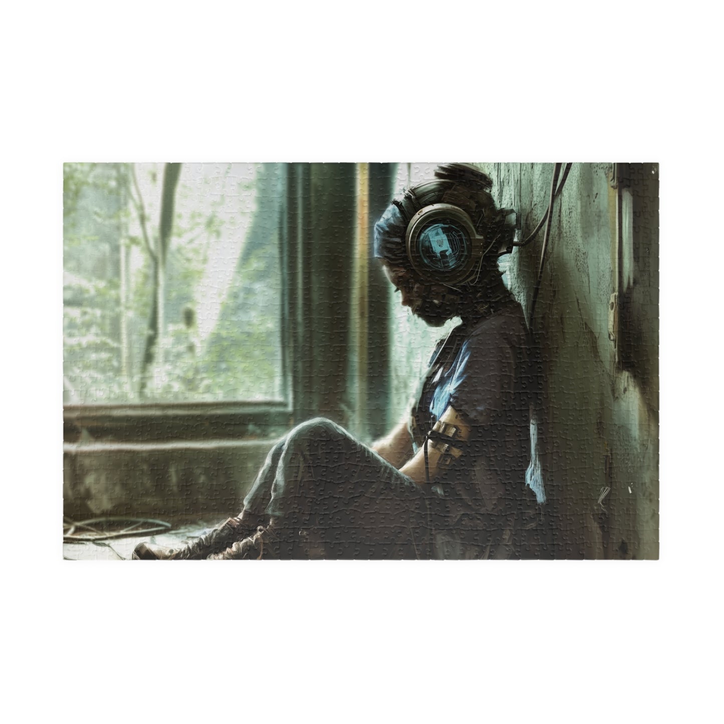 Plugged In, A Dystopian Virtual Connection (jigsaw puzzle)